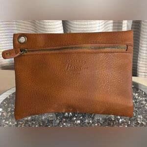 Bass Tan Leather Pouch